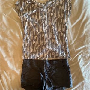 Forever 21 Outfit Gray Small/Medium